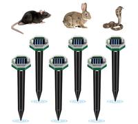 YiTePeDo Répulsif à Taupes Solaire - 6X Répulsif Ultrason Anti-Taupe IP65 Étanche - Éloigne Taupes & Campagnols du Jardin - Répulsif Solaire Écologique pour Pelouse, Potager & Terrasse