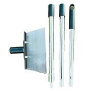 YIUPEDRFG Manche de Pelle de Jardin, grattoir de Nettoyage extérieur, Outil de désherbage, Outil Multifonction pour Le déneigement et Le dégivrage, 1.2 m