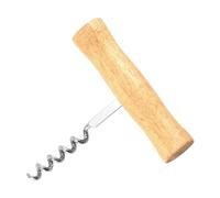 Yiurse Tire-bouchon avec poignée en bois | Décapsuleur de vin sommelier en forme de T - Acier inoxydable portable facile fantaisie fantaisie à visser et à tirer Tire-bouchon avec poignée en bois pour