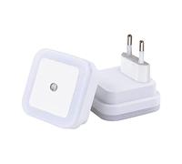 YIWEOG Petite veilleuse 1 PCS Capteur Mural Veilleuse Automatique On/Off LED Capteur Lumières Brancher Dans Applique Murale Lampe D'escalier pour Escalier Salle De Bains Chambre D'enfants Garage Armoi