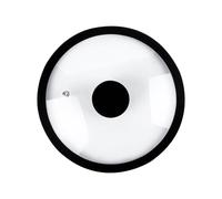 YIXANNX Couvercle universel en verre épais Pour assurant,noir,29 cm | optimale et empêchant les débordements, pour une cuisson en toute sécurité. Convient Pour aux poêles et casseroles.