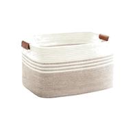 YIXANNX Panier à Linge en Osier résistant, conçu,Fleur Brune,Autre | les besoins des familles très nombreuses.