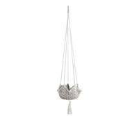 YIXANNX Panier de jardinière suspendu en Crochet de Jute, large Application et cintres durables pour plantes transmissibles lumière, Crochet en Jute