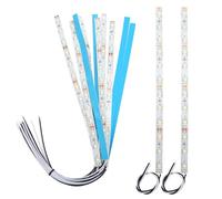 YIXISI 10 Pièces 200mm Pré Câblées LED SMD, Modélisme, 12-18V Bandes, 2335 SMD, Blanc