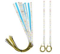 YIXISI 10 Pièces 200mm Pré Câblées LED SMD, Modélisme, 12-18V Bandes, 2335 SMD, Jaune