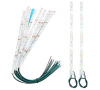 YIXISI 10 Pièces 200mm Pré Câblées LED SMD, Modélisme, 12-18V Bandes, 2335 SMD, Vert