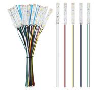 YIXISI 25 Pièces 50mm Pré Câblées LED SMD, Modélisme, 12-18V Bandes, 2335 SMD, Blanc/Rouge/Jaune/Bleu/Vert