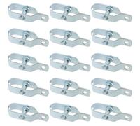 YIXNSW Lot de 15 Tendeur Grillage en Acier Galvanisé, Tendeur de Clôture pour Fil Barbelé, Jardin et Extérieur
