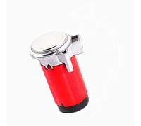 YIYDA Horn Air Pump Voiture Pompe à air Compresseur d'air Klaxon Pompe à air de Moteur de Voiture ne Rouille Pas klaxon compresseur kit Rouge chromé pour Tout 12V air klaxon Camion Bateau Voiture ect