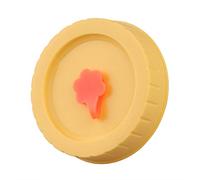YiZYiF Lot de 4 Couvercles de Canettes Boîte Bocaux Verre Mason Jar Plastique Réutilisables Couvercle avec Trou de Paille et Silicone Bouchon Paille Couvercle de Pot Yaourt Multicolore Taille unique