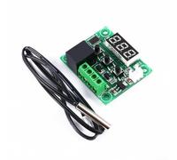 YJDOORPLAY Module de contrôleur de thermostat numérique programmable avec capteur étanche pour interrupteur de contrôle de température W1209 12 V CC de -50 à 110 °C, plage de sortie de relais 20 A