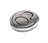 YJDOORPLAY Poignée de traction ronde en acier inoxydable de 50,8 mm pour meuble marin pour yacht, bateau, armoire, tiroir, trappe de sol