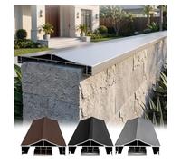 YJEUZCD Couvertine Aluminium Double Pente