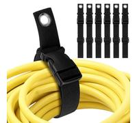 Yjkedfh Sangle pour Rallonge Électrique | Range-Câble Réglable et Enrouleur de Tuyau,Crochet pour Rallonge,pour Maison Ferme Jardin Camping Piscine Bateau Atelier Intérieur