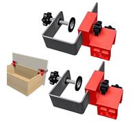 Yjkedfh Serre-joints pour tiroir - Attaches de Fixation pour Penderie - Gabarit de Perçage Réglable pour Fixation Meuble Cuisine Travail Bois Menuiserie