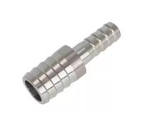 YJQHODY Raccord réducteur cannelé, raccord Union de Tuyau en Acier Inoxydable 304, coupleur gaz-air-Huile à Double pagode(38MM*25MM)
