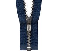 YKK Fermeture éclair à extrémité ouverte, bleu, longueur 51 cm