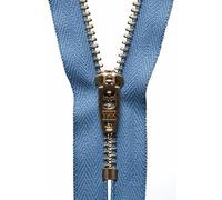 YKK Fermeture éclair en Laiton pour Jeans Bleu 15 cm