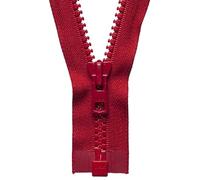 YKK Fermeture éclair ouverte N°519 Rouge Longueur 71 cm