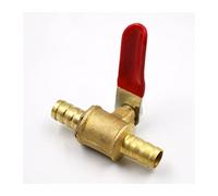 YKYNCJJT Robinet à Boisseau sphérique cannelé en Laiton for Conduite d'eau, d'huile, d'air, de gaz et Carburant, raccords tuyauterie, connecteur pneumatique(Tube 6mm)