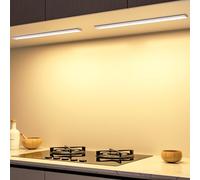 Ylatoial Lampe Placard, Eclairage LED Rechargeable USB Interieur Placard | Sans Fil, Magnétique, Dimmable Lampe Led Detecteur Mouvement, Lumière Led pour Armoire Escalier Cuisine Couloir