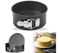 Ylinwtech Moule À Manqué À Charnière Acier Antiadhésif 16 cm | Moule Rond Pour Gâteau, Acier Résistant, Fond Amovible, Résiste Jusqu’à 230°C, Compatible Four & Air Fryer