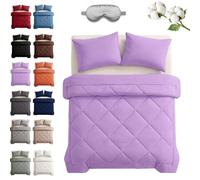 yliraf Lunex Couette 2 en 1, Easy Sleep 2 en 1 Duvet, Couette Toutes Saisons à SéChage Rapide avec Taie, Lavable en Machine, Douce et Respirante (Violet,220 x 240cm)