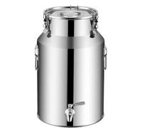 YLKJCE Bidon INOX 20 litres avec Robinet, Bidon A Lait INOX pour Huile Et Aliments pour Stockage(Capacity,88liter)