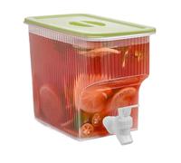 Ylnailky Fontaine à Boisson,Pichet À Thé Et Boissons | Récipient Transparent Portable 3,9L Grande Capacité Pour Cocktails, Citronnade Et Glace - Utilisation À Domicile Et Réfrigérateur