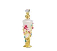 YlobdolY Flacon de parfum décoratif en verre avec fleur de prunier et oiseau - 30 ml - Vintage - En cristal émaillé - Vide - Rechargeable - Mini distributeur de parfum - Décoration de table - Rouge