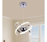YLTLINK Plafonnier LED moderne, 26w lampe de cuisine réglable créative, 4000k - 4500k lumière naturelle, bobine réglable et fil, plafonnier d'îlot de cuisine (Noir)
