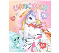 Ylvi create your unicorn - livre de stickers à colorier Rose