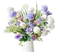 YMIFEEY Fleurs Artificielles Deco Faux Bouquet de Fleurs Haut de Gamme, Fausse Fleur Interieur Decoration, Branche Artificielle Plantes pour Mariage, Centre de Table, Maison, Salon, Chambre