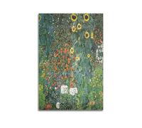 YMXSDIMDS Poster de la ferme de Gustav Klimt - Décoration murale à suspendre - Décoration d'intérieur - Pour chambre à coucher - Esthétique - 30 x 45 cm