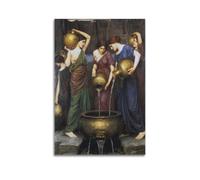 YMXSDIMDS Poster plastifié par John William Waterhouse - Impression sur toile - Décoration murale - Décoration d'intérieur moderne - 50 x 75 cm