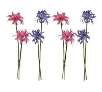 Ymxygz Lot De 4 Bulbes De Lycoris Equinox, Fleurs Artificielles De Lys Araignée Rouges À Longue Tige, Idéales pour Photographie, Décoration D'hôtels De Jardins.
