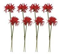 Ymxygz Lot De 4 Bulbes De Lycoris Equinox, Fleurs Artificielles De Lys Araignée Rouges À Longue Tige, Idéales pour Photographie, Décoration D'hôtels De Jardins.