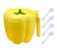Ymxygz Pots À Épices en Forme De Piment, Boîtes À Condiments, Broyeur, Poivrière, Conteneurs De Stockage, Organisateur De Tiroir, Pots, Boîte D'assaisonnement De Cuisine