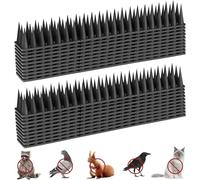 YMYH Pic Anti Pigeon 5.7M, Anti Pigeons pour Balcon Plastique 20 PCS, Noir | Pique Anti Pigeon pour Oiseaux, Chats, Corbeaux, Moineaux - Facile à Installer