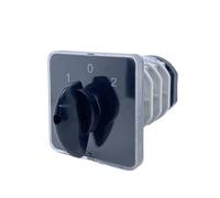 YMZ12-32A Changeover Knob Rotary Switch 1-4 Poles Two/Three Positions Silver Manual Transfer Cam Selector LW31(4P 16Terminals-102)