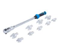 ynamométrique - BGS - 7193 - 11 pièces - 40-210 Nm - Outils enfichables 14x18 mm