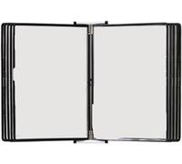 YNIYUJKL Présentoir Mural À 10 Volets Double Face pour Une Consultation Facile des Pages, Organiseur De Documents pour Le Bureau, L'École Et La Maison.,D