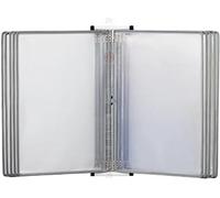 YNIYUJKL Présentoir Mural À 10 Volets Double Face pour Une Consultation Facile des Pages, Organiseur De Documents pour Le Bureau, L'École Et La Maison.,G