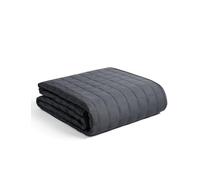 YNM Couverture lestée exclusive, les plus petits compartiments avec perles de verre (gris foncé 104 cm x 152 cm 4,5 kg), convient pour une personne sur un lit simple