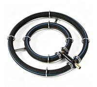 YNNHUDEEP Aérateur de bassin - Anneau aérateur - 25 cm - Buse d'air en laiton - Bulles homogènes - Peut être collé - Ne pas boucher - Pour étangs koï - Grande ferme, villa, jardin paysager, étang
