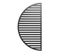 YNNI KAMADO TQ23CRG Grille de Barbecue en Fonte à Fente Demi-Lune 49,5 cm 3,5 kg