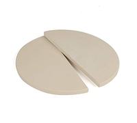 YNNI KAMADO TQHMPS45 Lot de 2 déflecteurs de chaleur extra épais en demi-lune pour barbecue 45 cm TQHMPS45