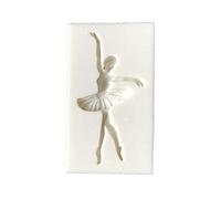 YO-HAPPY Moule à gâteau, Ballet Fille Danseuse Silicone Moule Fondant gâteau au Chocolat Pochoir Outil de décoration