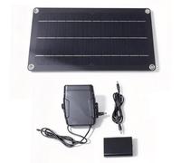 Yobadam Chauffage Solaire Portable avec Panneau Solaire 60 W | Chauffage de Poulailler avec Port USB DC, Protection contre la Surchauffe, Panneau Solaire Chauffant pour Hangar, Serre, RV