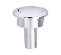 YobiLife Bouton de chasse d'eau chromé pour Siamp Storm33A, bouton poussoir de rechange ABS, couvercle de chasse simple de 48 mm, solution de réparation rapide de salle de bain